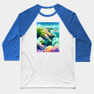 Fantasy Cliffs Baseball T-Shirt